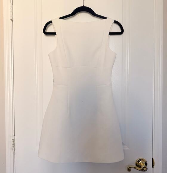 Babyboo Alana Mini Dress White Small Graduation Bridal Wedding Birthday - Picture 2 of 4